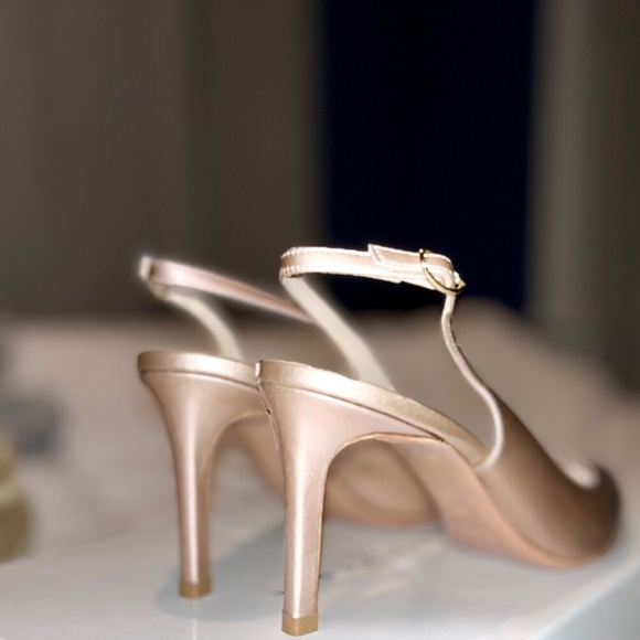 Roberto Festa Slingback Pump Heels Patent Leather Point Closed Toe Shoe 85001 37 - Picture 3 of 10